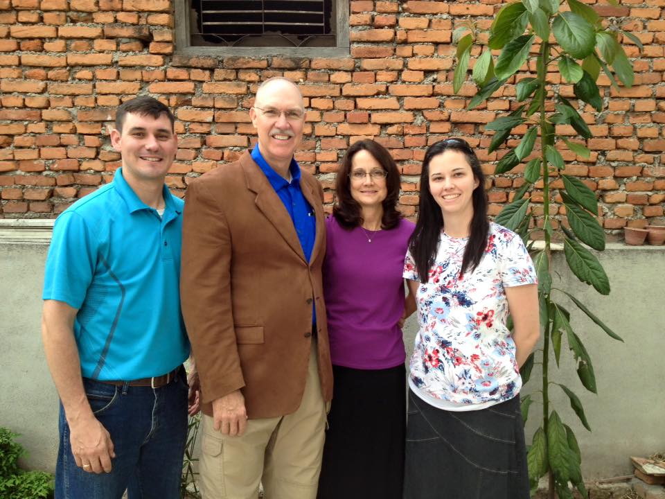 The pastor and his wife from Texas visiting with us in Nepal.